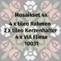 Preview: tileo Wanddekoration 10031 Mosaikset 4er