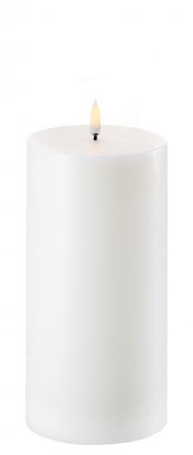 Uyuni Led Pillar Kerze Nordic White