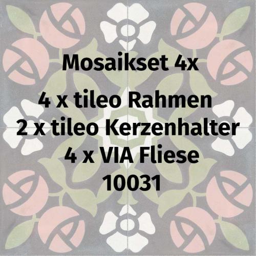 tileo Wanddekoration 10031 Mosaikset 4er